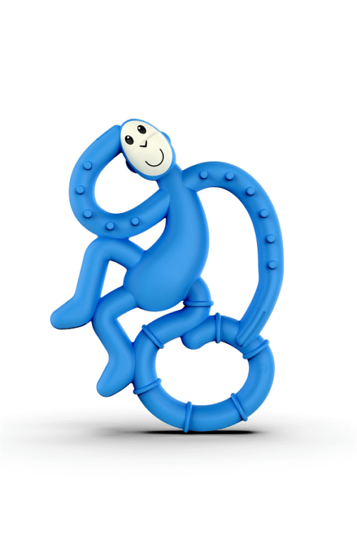 Matchstick Monkey - Mini Monkey Teether Blue