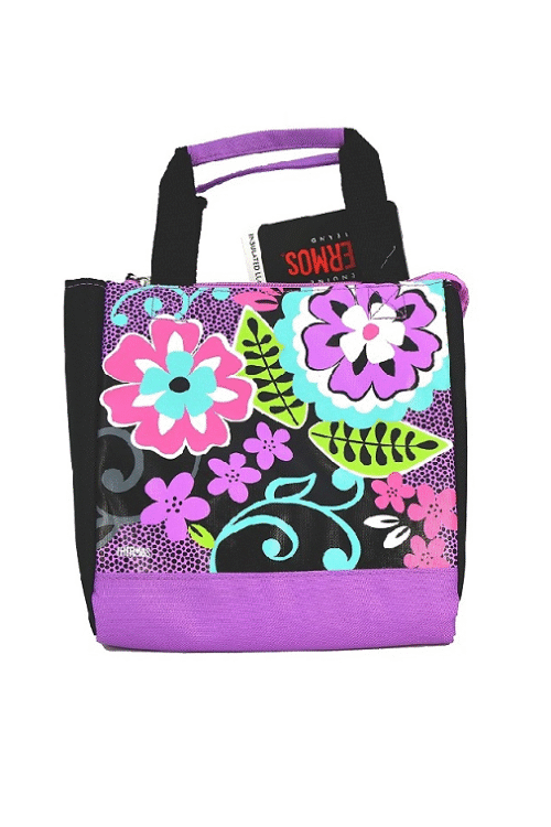 Thermos - Kids School Lunch Bag Black Floral