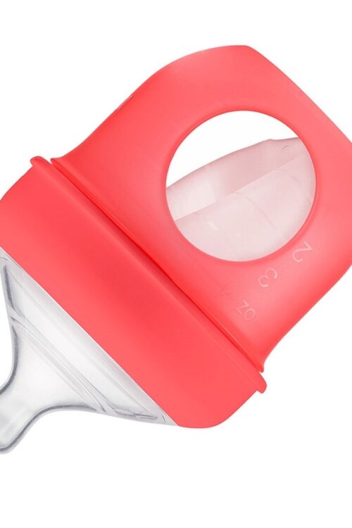 Boon - Silicone Bottle 4oz Orange